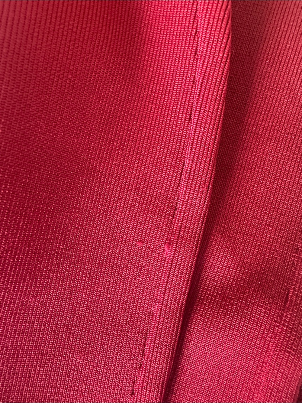 One-Shoulder Red Ruffle Bodycon Dress Size M - Picture 8 of 10
